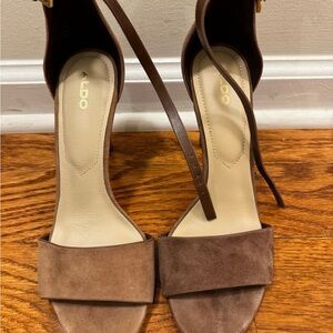 Aldo Tan and Brown Women's Heels